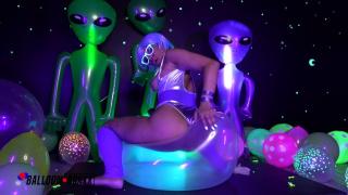 Adriana Maya Humps Balloons & Aliens in Outer Space - Balloon Boxxx 10