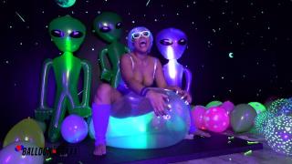 Adriana Maya Humps Balloons & Aliens in Outer Space - Balloon Boxxx 11