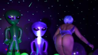 Adriana Maya Humps Balloons & Aliens in Outer Space - Balloon Boxxx 1