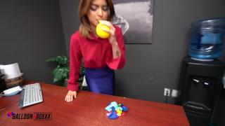 Office Slut Hazel Heart Blows to Pop and Fucks on your Break - Balloon Boxxx 2