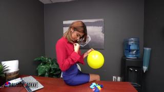 Office Slut Hazel Heart Blows to Pop and Fucks on your Break - Balloon Boxxx 3