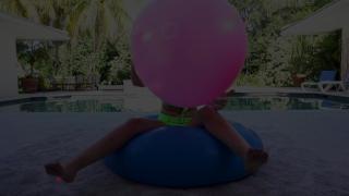 Michele James RIDES Gigantic Water Balloon - Balloon Boxxx 1