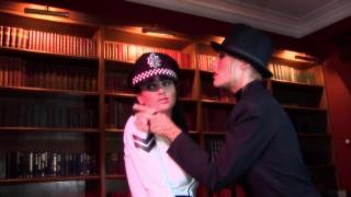 Big Tit Female Officer have Lesbian Sex with Hot MILF 2