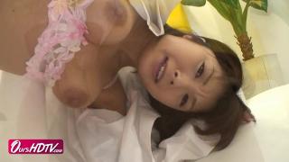 [OURSHDTV][中文字幕]Big Boobs Petite Girl Harusaki Azumi Facial Uncensored 1