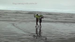 Lesbian Couple have Sex on a Deserted Brazilian Beach 1
