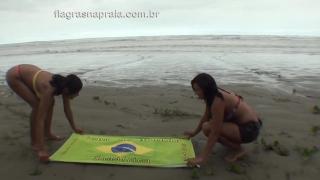 Lesbian Couple have Sex on a Deserted Brazilian Beach 2