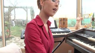 Busty White with Virgin Ass Gets Analed during her Piano Lesson 5