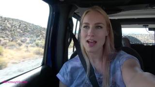 CAR TRIP CUCK - SEXY CUCKTRESS JOLENE HEXX TAUNTS YOU ON THE ROAD 11