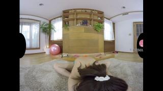 [VR] Busty Japanese Babe Exercises as you Feel like you are actually doing with Her! [PMVR-001] 3