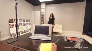 Lingerie Model Jazmine Jayyde Warms up for her Black Boss for a Job 1