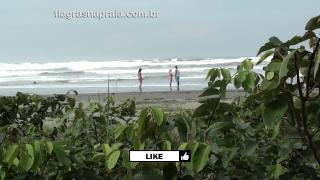 Brazilian Couple Worries about Movement on the Beach, but Realizes Fantasy of Fucking in Public 1