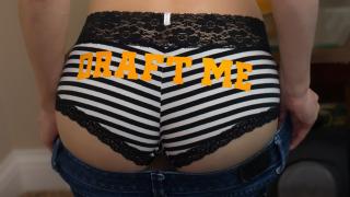 DRAFT ME!! Tiffany Teases her Sexy little JEANS & PANTIES and Masturbates
