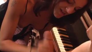 Petite Babe did Handjob on her Piano Teacher's Big Cock 3