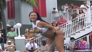 MILF Wet T Contest at Swinger Pool Party Part 1 12