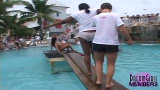 MILF Wet T Contest at Swinger Pool Party Part 1 4