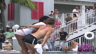 MILF Wet T Contest at Swinger Pool Party Part 1 5