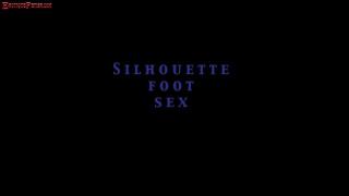 Erotique Entertainment - Silhouette Foot Sex NICOLE WINTER & ERIC JOHN Sexy Legs Barefoot Cock Cum 1