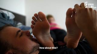 Tickling Submission Fight - Boy vs Girl (foot Tickle, Big Feet, Bare Feet, Foot Fetish,foot Worship) 9