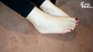 My Feet are so Tired...would you Worship them for Me? (foot Worship, Bare Feet, Foot Tease, Soles) 2