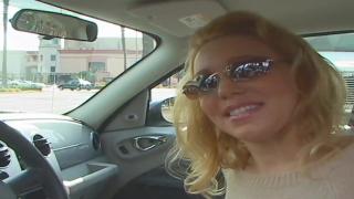 Sexy Blonde followed in the Car and Convinced to get Fucked while being Filmed 3