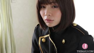Shy Japanese Girl in Black Clothing Undresses and Feels herself 7