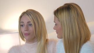 Orgasm of two Lesbian Blondes Teeny 2