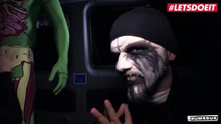 Bums Bus - HALLOWEEN Lullu Gun Tight German Slut Banged by Monsters in the Car - LETSDOEIT 8