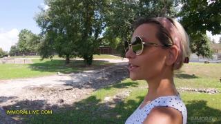 BUSTY BLONDE STEP MOM GOES to the ROMAN RUINS with HER SON LEARNS SOMETHING NEW! 2