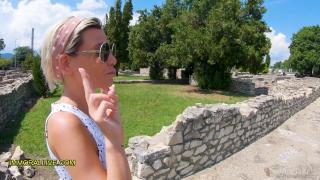 BUSTY BLONDE STEP MOM GOES to the ROMAN RUINS with HER SON LEARNS SOMETHING NEW! 3