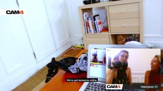 Naughty Lesbian Fuck Session with Mya and Flora! CAM4 5