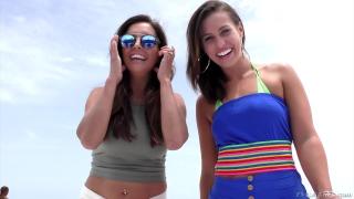 South Beach Vacation Anal Threesome with Kelsi Monroe and Francesca Le 1