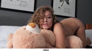 Spanish Teen Girl Gabriella first Nude Sex Dance with a Teddy Bear Gosha 7