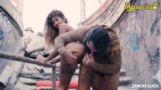 ChicasLoca - Venus Afrodita Curly Venezuelan Babe Risky Outdoor Sex with Army Man 10