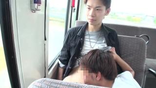 Dude Gets his Asshole Fucked at the back of a Bus! 6