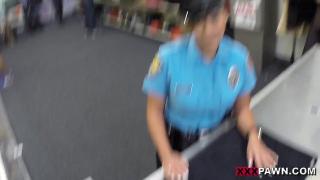 XXX PAWN - Police Officer Veronica Visits Pawn Shop to Sell her Gun 1