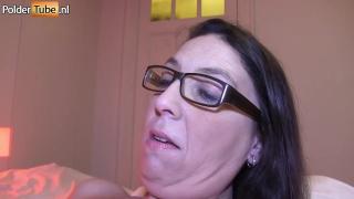 Mature Brunette MILF with Huge Tits and a Big Ass Sucks and Fucks a Big Dick in her Hotelroom 2
