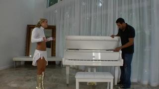 Teen Piano Student Fuck a Music Teacher during the Lesson 1