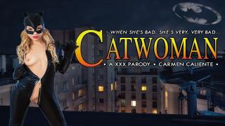 Latina Carmen Caliente as CATWOMAN taking Care of Dark Knight