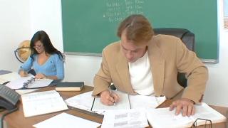 Naughty America - Madison Ivy taking Professor Dick when School was in Session 1