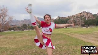 EVASIVE ANGLES Virgin Cheerleaders Squad Stories Scene 3. Tiffany D'gore Finds out a Varsity Secret 1