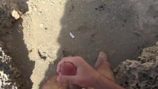 An Israeli Man Sucks on an Israeli Man at the Beach 11