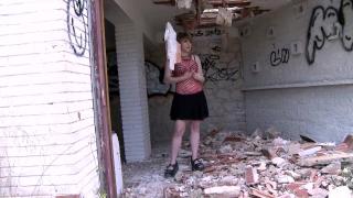Couple on a Photo Trip in a Dilapidated Building make a Pleasant Meeting and the little Slut 1