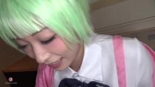 A Cute Green Hair Cosgirl gives me a Hot Blowjob! 6