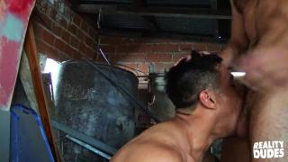 Reality Dudes - two Horny Males Studs Gonzo and Fran Fool around together in the Cellar 9