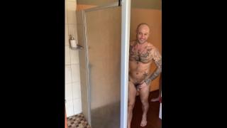 Double Blowjob in Public Shower in South Africa - MySexMobile 10