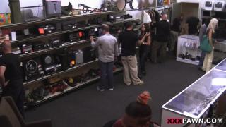 Maledom XXX PAWN - Big Dick Employee Pounds Foxy Business Babe in the back Room LiveX-Cams - 1