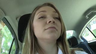 All Natural Tight Pussy Pretty Teen Sucks the Big Dick Guy after Picking up from the Street at Home 2