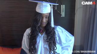 Black Babe Gets Fucked after Graduation | CAM4 1