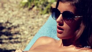 Candice Luca Melting down Masturbating Outdoor. she comes Hard under a Burning Sun in Giglio Island 7