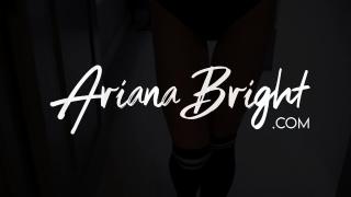 ARIANABRIGHT - Hot Instagram Blonde ARIANA BRIGHT Jerks off a Hard Cock and Swallows Cum 1